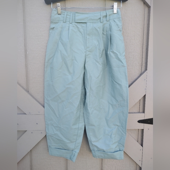 Maeve by Anthropologie High Waist Belted Tapered Pants Size 00 NO BELT - Picture 1 of 10